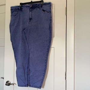 Ava & Viv purple skinny jean 24W